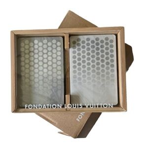 Louis Vuitton Fondation Playing Cards Set of two decks. Highly Collectible
